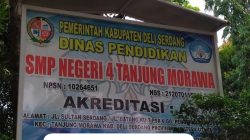 Kepsek SMPN 4 Tanjung Morawa Diduga Tak Transparan Soal Dana BOS dan Dana Komite